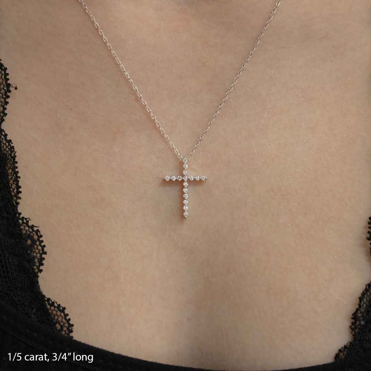 Lana Triple Cross Necklace in 14K Gold - Bergdorf Goodman