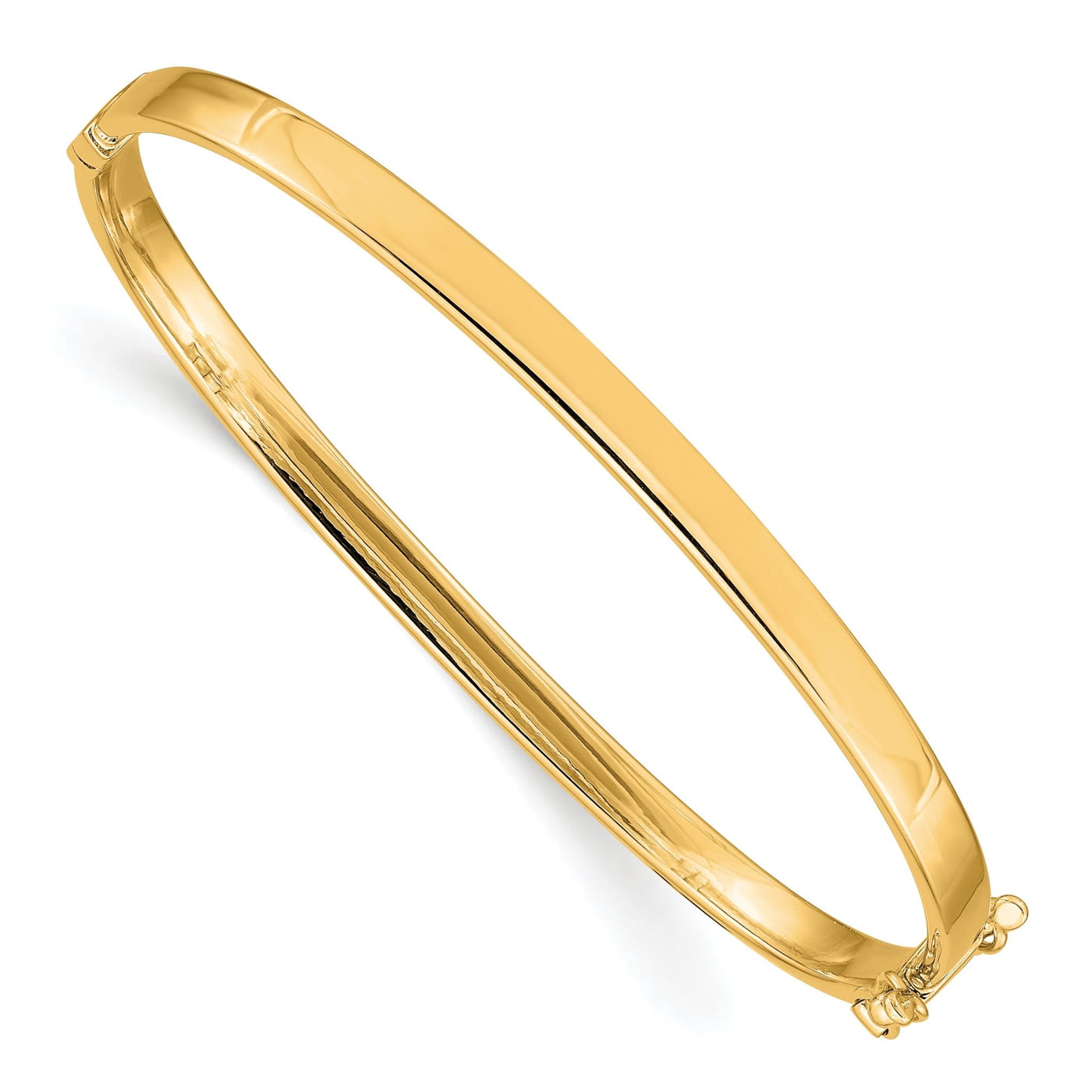 Gold Hinged Bangle Bracelet - Lisa Robin