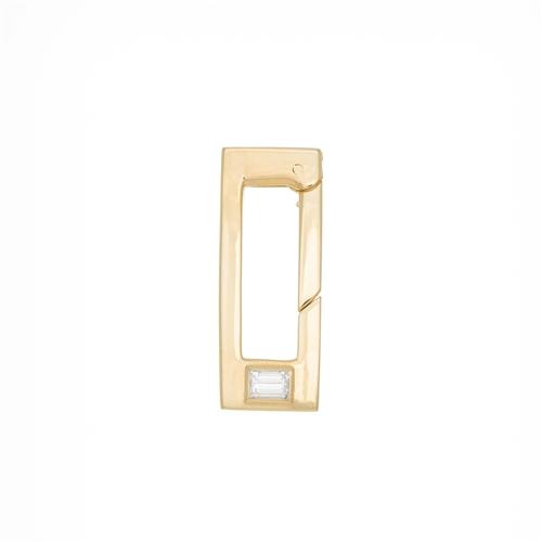 Rectangular Diamond Push Lock | Lisa Robin