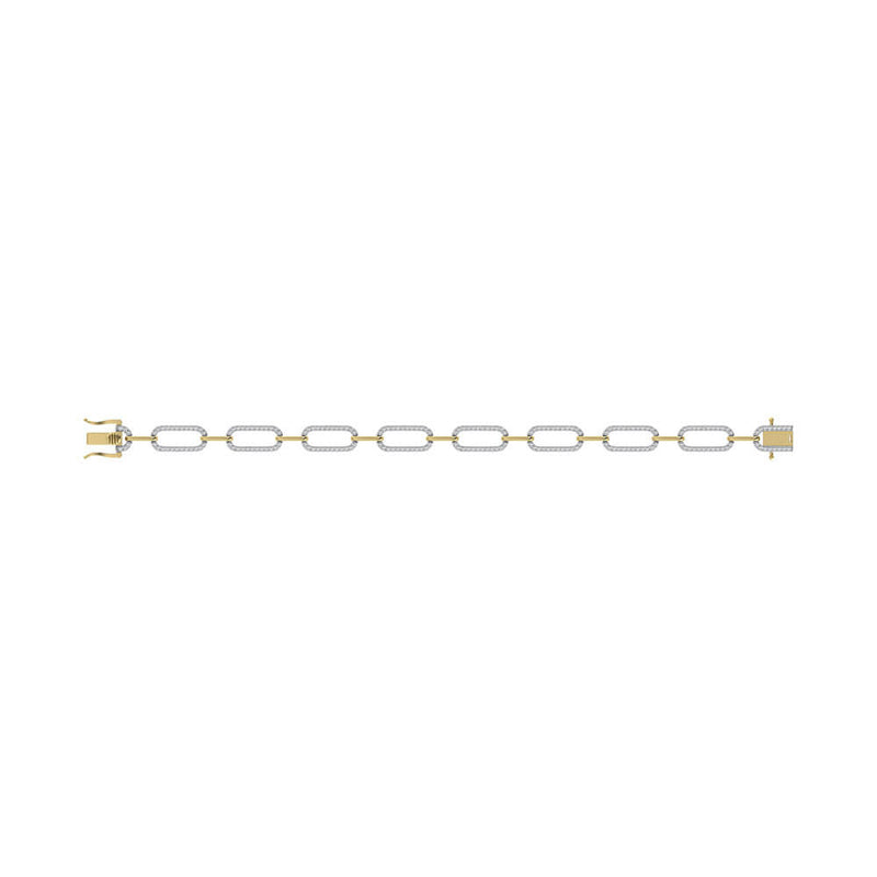 Diamond 14K Gold Chain Link Bracelet | Lisa Robin