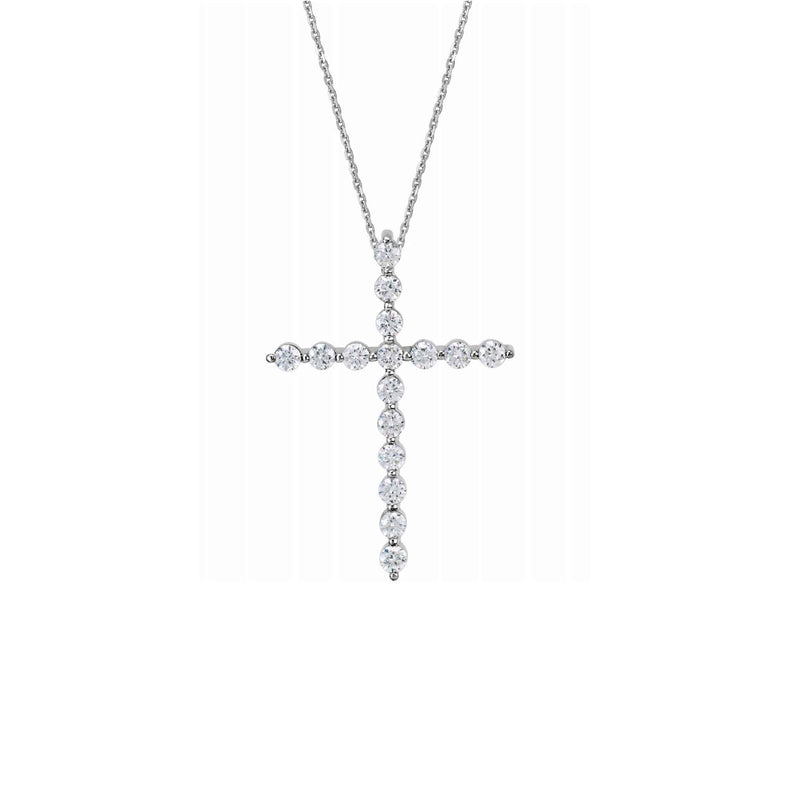 Gold Diamond Cross Necklace - Lisa Robin