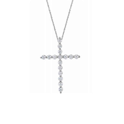 Gold Diamond Cross Necklace - Lisa Robin