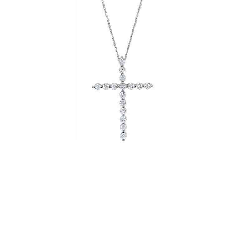 Gold Diamond Cross Necklace - Lisa Robin