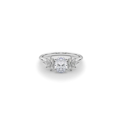 The Anna Diamond Cluster Engagement Ring | Lisa Robin