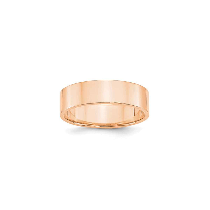 The Austin Gold Flat Wedding Ring - Lisa Robin