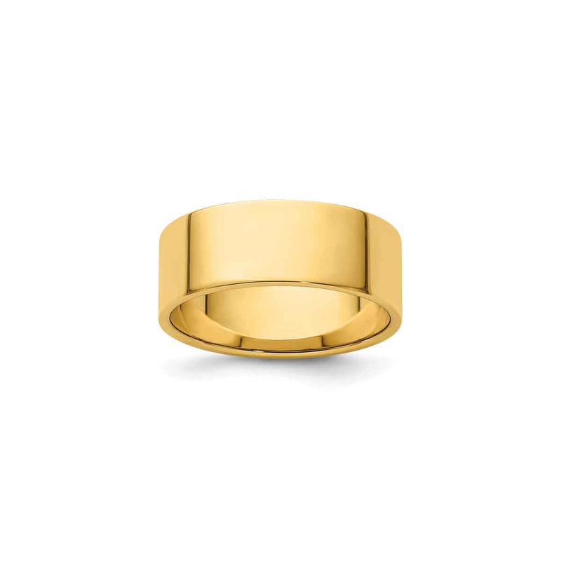 The Austin Gold Flat Wedding Ring - Lisa Robin