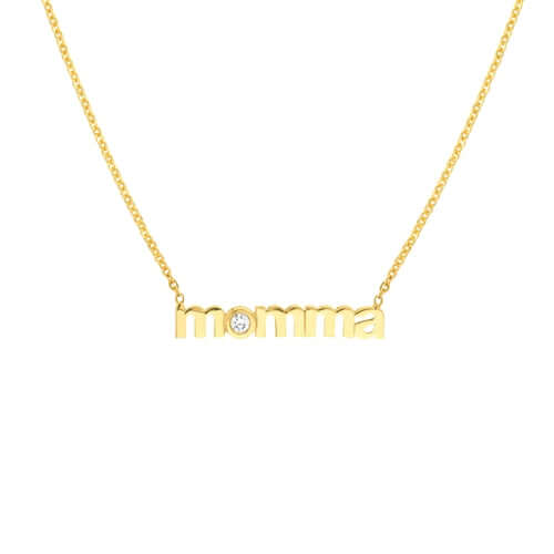 Momma Diamond Necklace | Lisa Robin