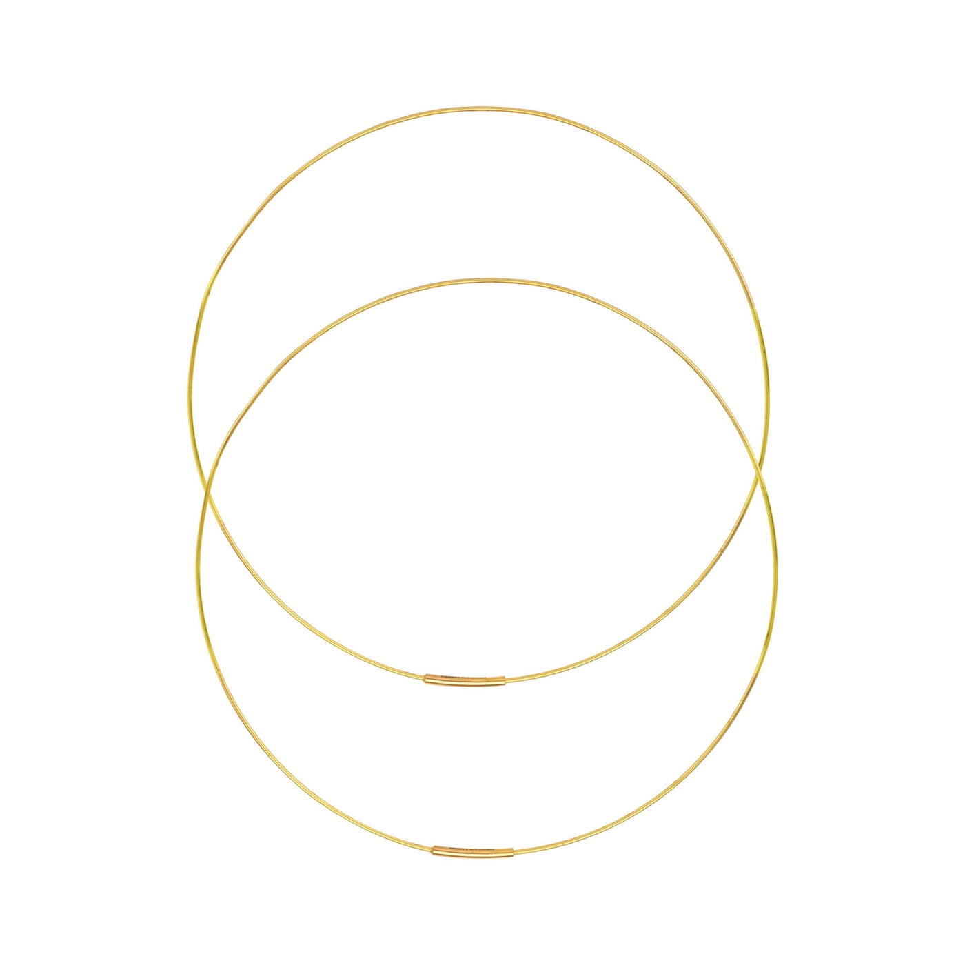 Endless 14K Gold Hoops | Lisa Robin#size_75mm