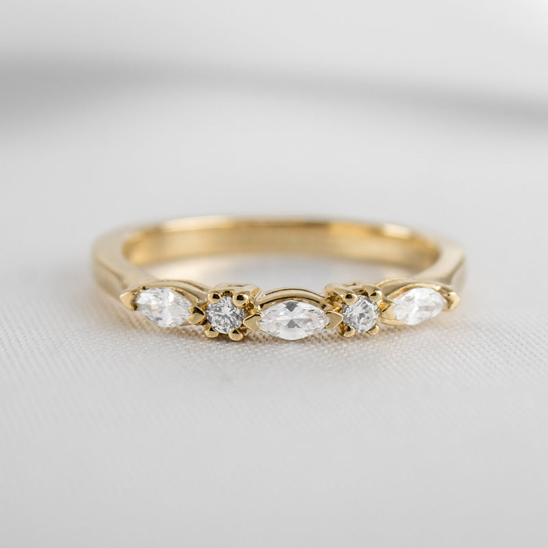 The Blake Marquise Diamond Ring - Lisa Robin