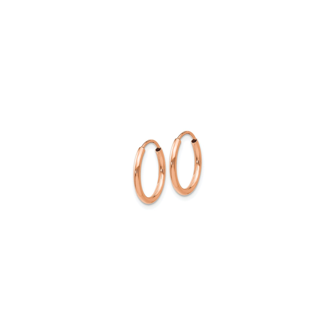Shown in 14mm * Endless 14K Gold Hoops#size_14mm
