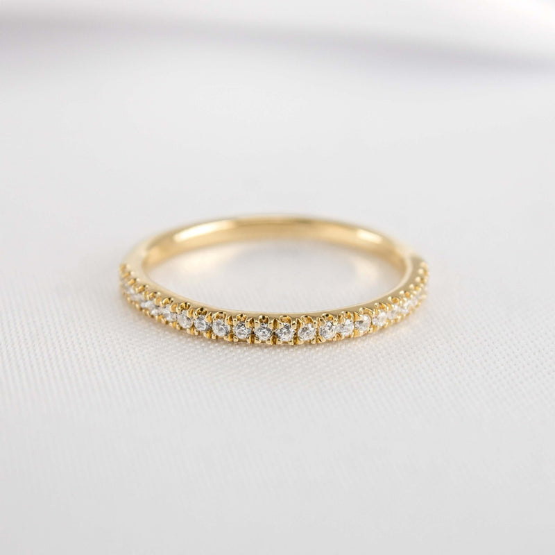 The Ellen Diamond Wedding Ring - Lisa Robin