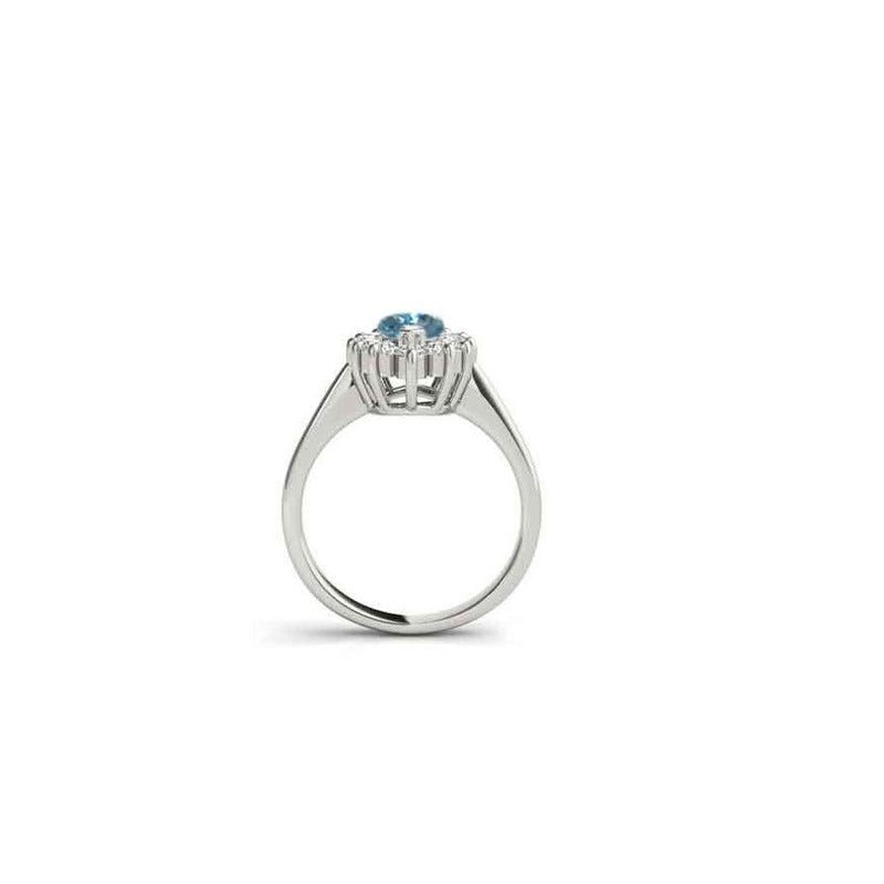 The Hadley Marquise Aquamarine Engagement Ring - Lisa Robin