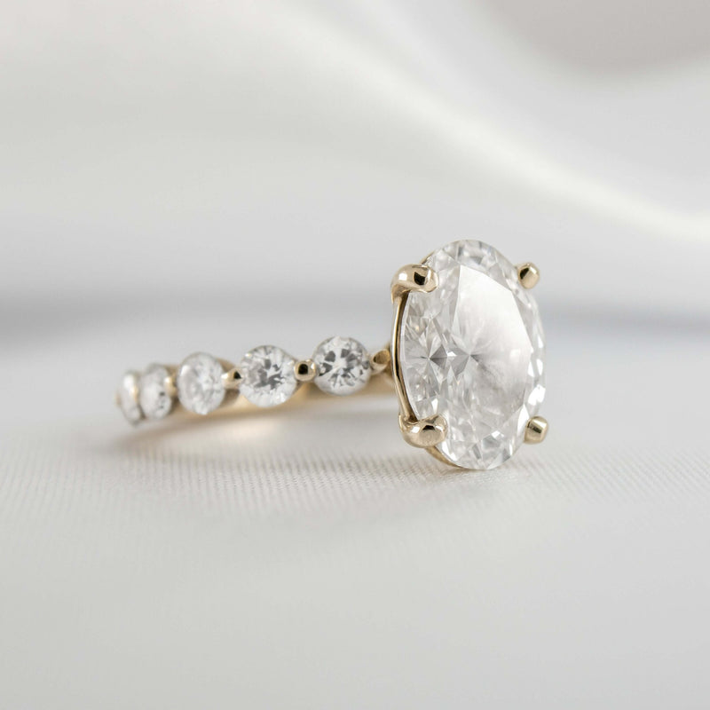 Shown in 3.0 Carat * The Robin Diamond Engagement Ring | Lisa Robin