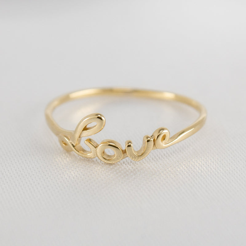 Gold Love Ring - Lisa Robin