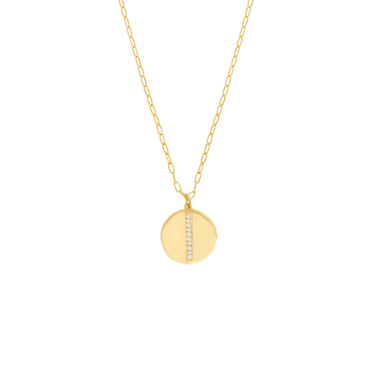 Gold Diamond Medallion Necklace | Lisa Robin