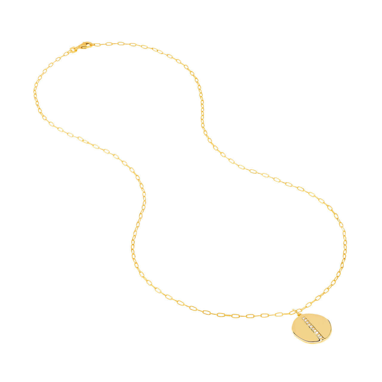 Gold Diamond Medallion Necklace | Lisa Robin