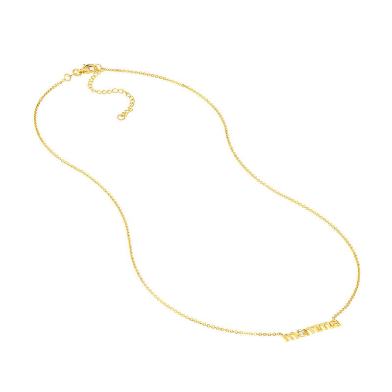 Momma Diamond Necklace | Lisa Robin