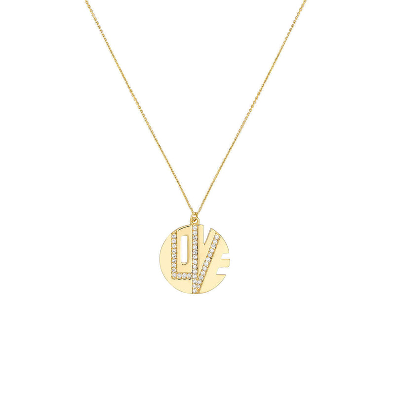 Love Medallion Diamond Necklace | Lisa Robin