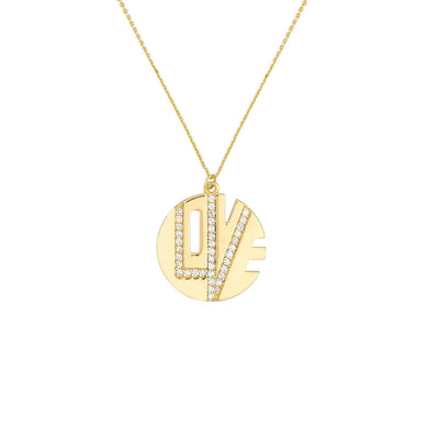 Love Medallion Diamond Necklace | Lisa Robin