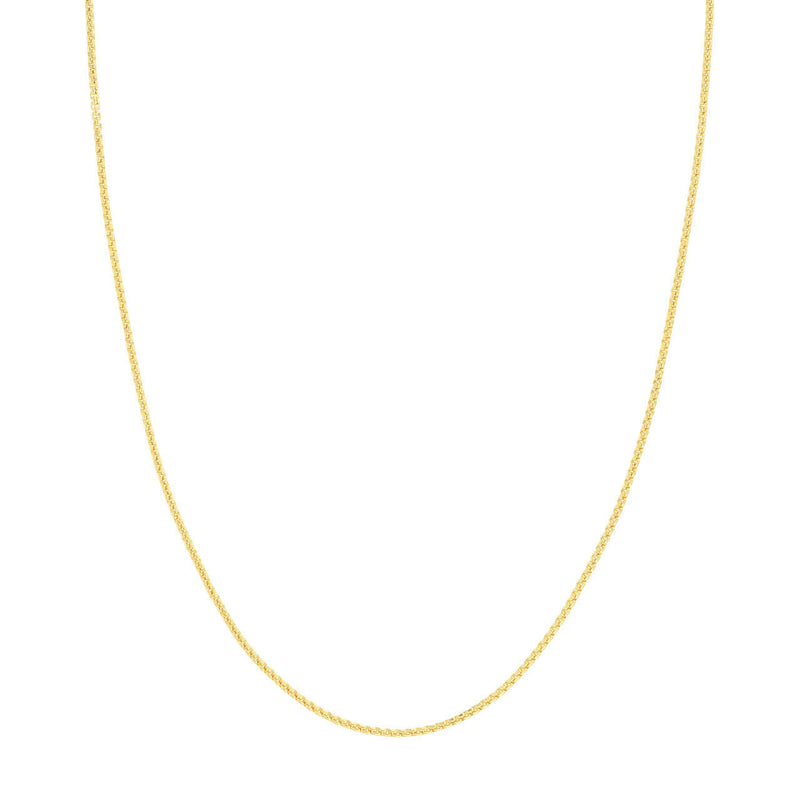 Solid Gold Venetian Box Chain - Lisa Robin