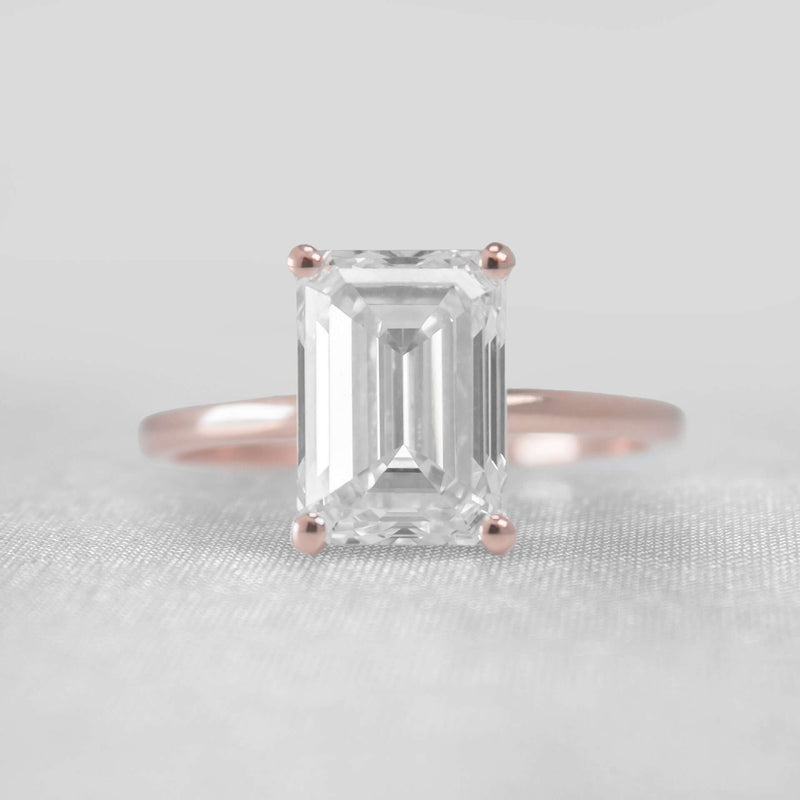 Shown in 4.0 Carat * The Olivia Diamond Solitaire Ring - Lisa Robin