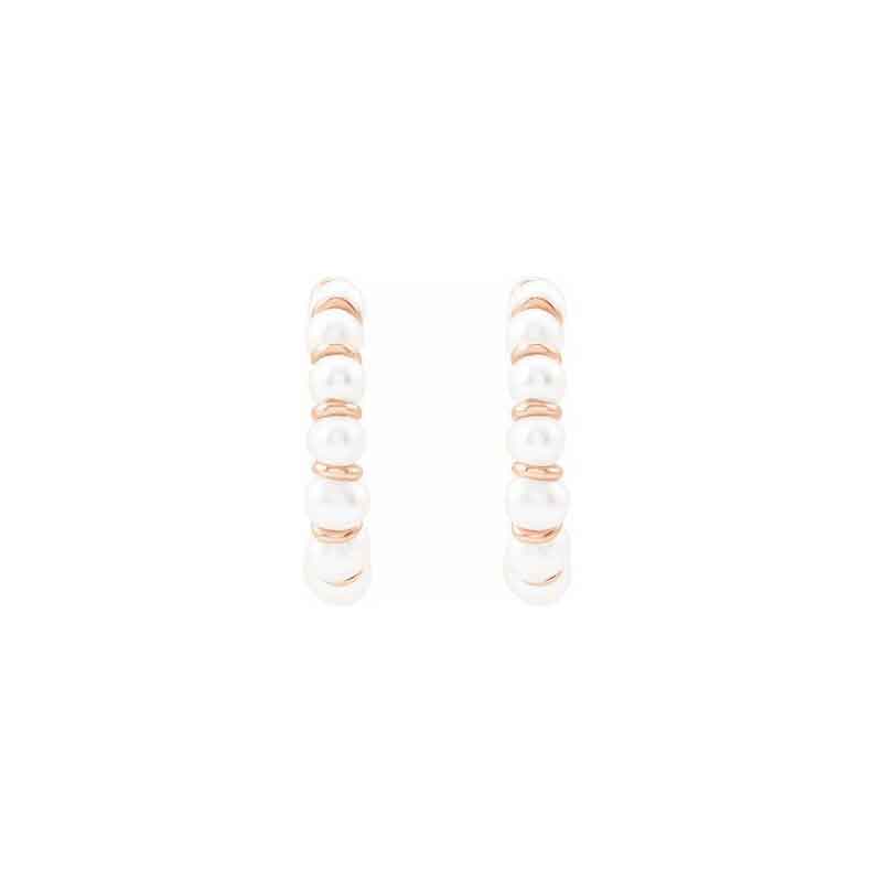 Pearl Hoop Earrings - Lisa Robin