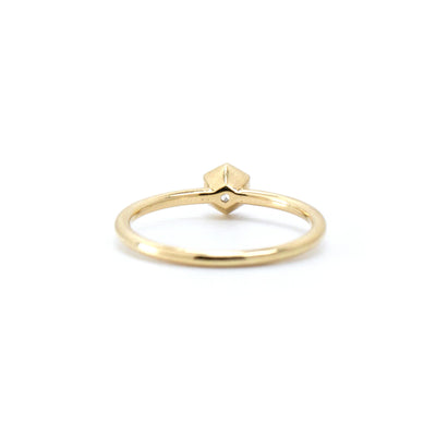 The Genevieve 1/3 Carat Diamond Hexagon Engagement Ring - Lisa Robin