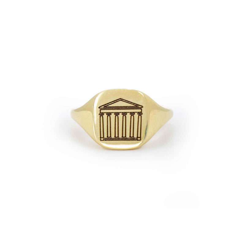 Roman Gold Signet Ring | Lisa Robin