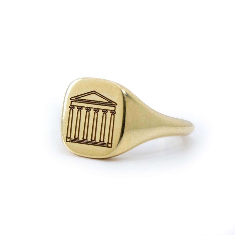 Roman Gold Signet Ring | Lisa Robin