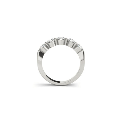 The Teagan Five Stone Diamond Wedding Ring - Lisa Robin
