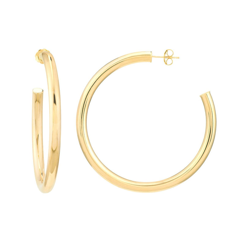 Bold Gold Hoop Earrings - Lisa Robin