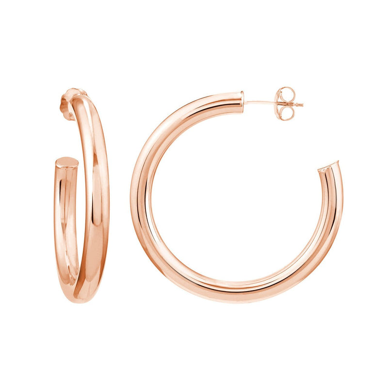 Bold Gold Hoop Earrings - Lisa Robin