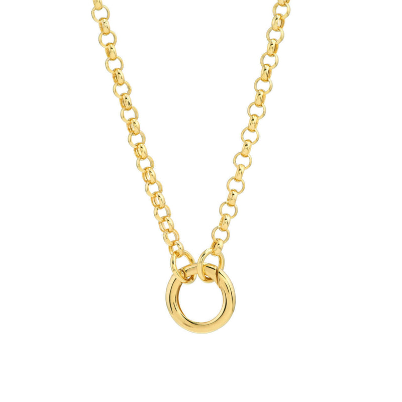 Round Push Lock Necklace | Lisa Robin