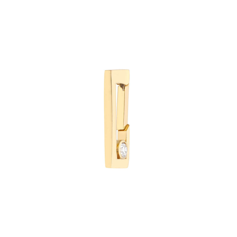 Rectangular Diamond Push Lock | Lisa Robin