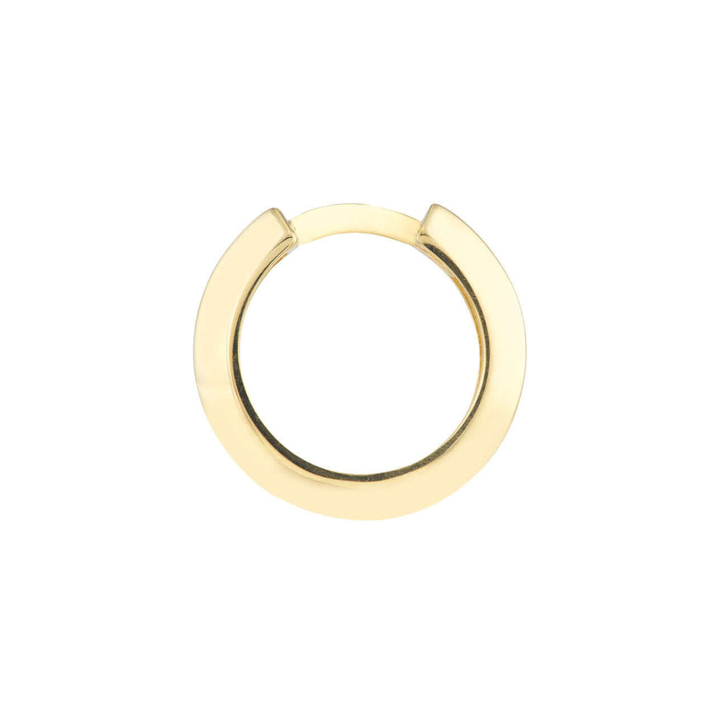 Knife Edge Gold Hoops | Lisa Robin