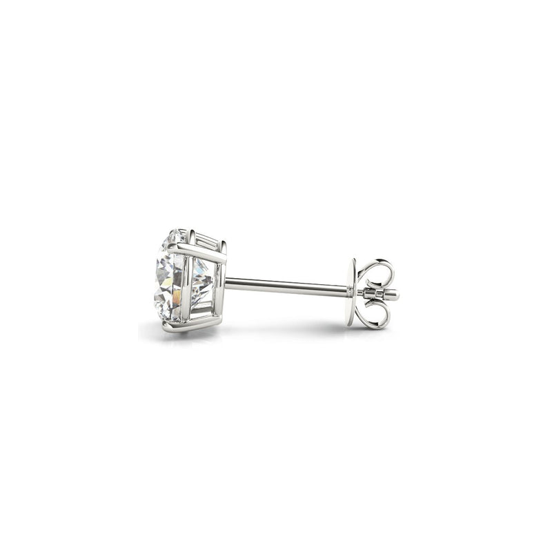 Diamond Stud Earrings Four Prong - Lisa Robin