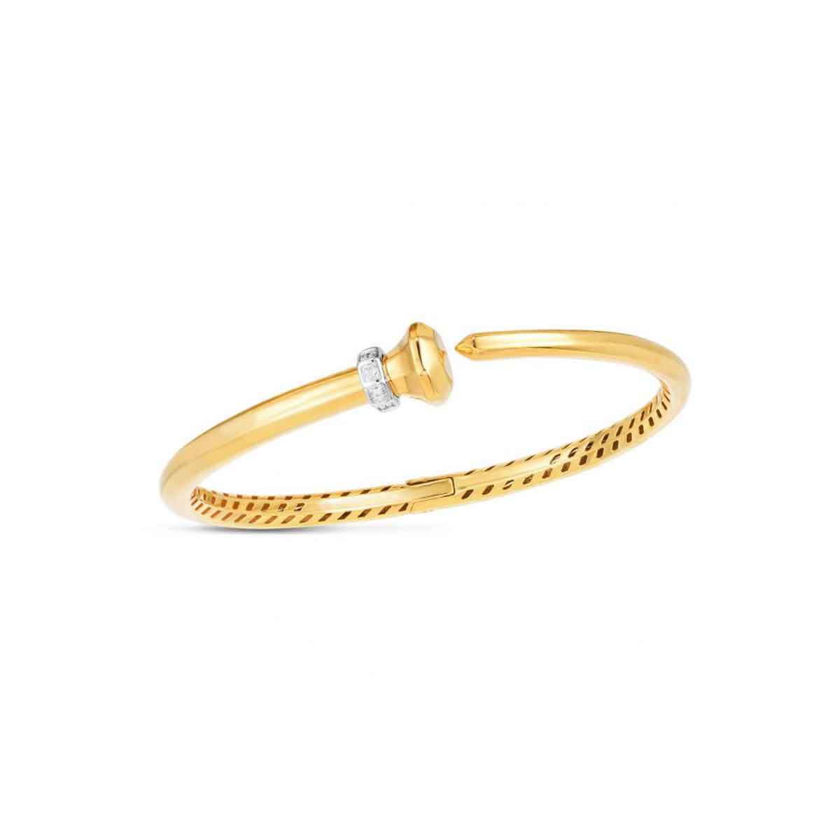 Gold Diamond Wrap Bangle | Lisa Robin