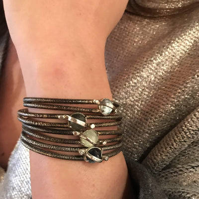 Oxidized Cuff Bracelet | Lisa Robin