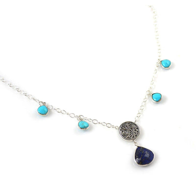 Gemstone Drop Necklace | Lisa Robin