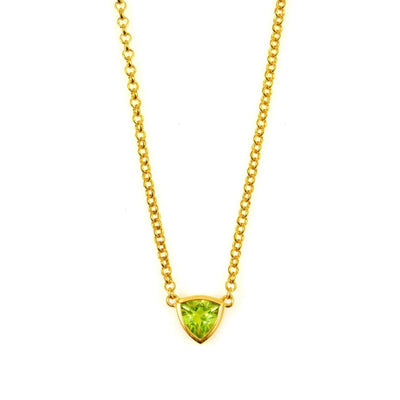 Trillion Gemstone Necklace| Lisa Robin