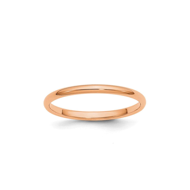 The Tyler Gold Dome Wedding Ring - Lisa Robin