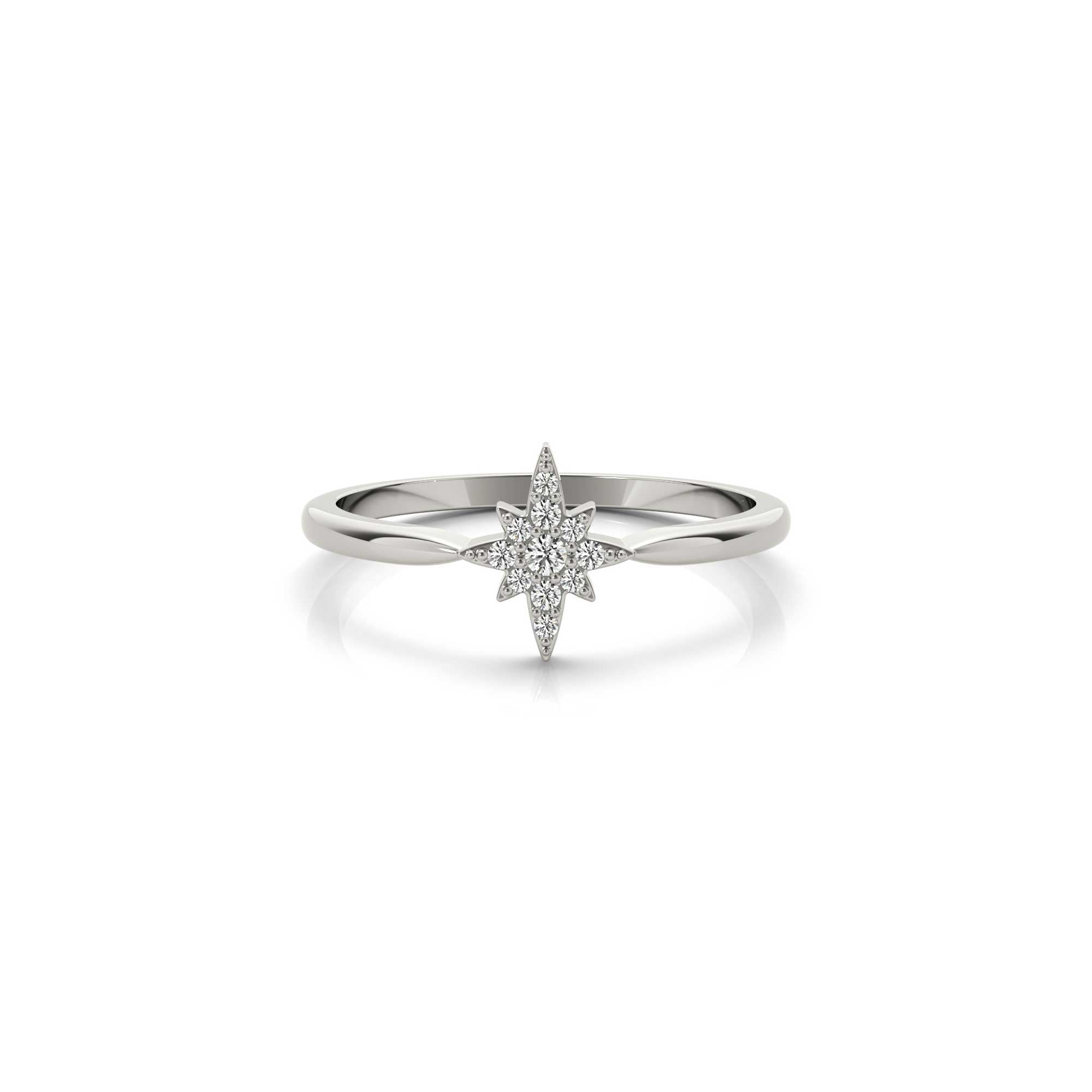 The Vega Diamond Ring | Lisa Robin#color_14k-white-gold
